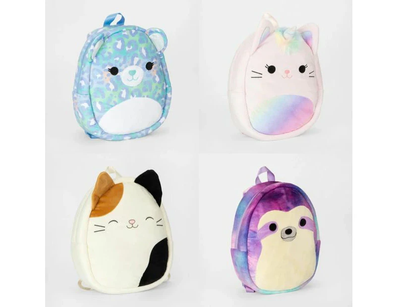 Squishmallows Plush Backpack - Assorted