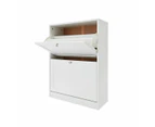 Panelled Shoe Cabinet - Anko