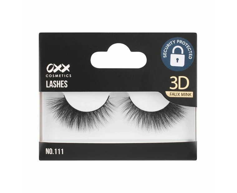 3D Faux Mink False Lashes, No. 111 - OXX Cosmetics