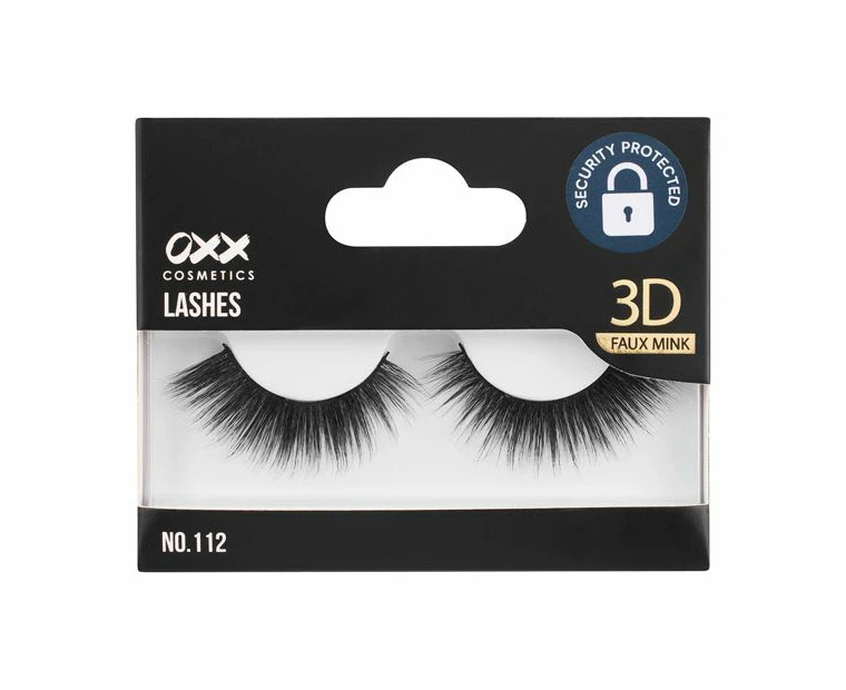 3D Faux Mink False Lashes, No. 112 - OXX Cosmetics