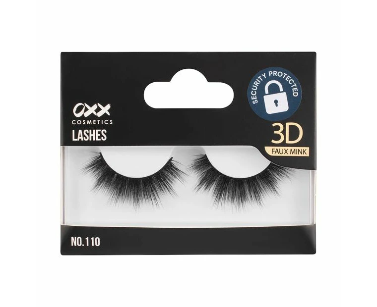 3D Faux Mink False Lashes, No. 110 - OXX Cosmetics