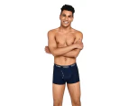 5 x Bonds Microfibre Guyfront Trunk Mens Underwear Trunks Navy Elastane/Polyester - Navy