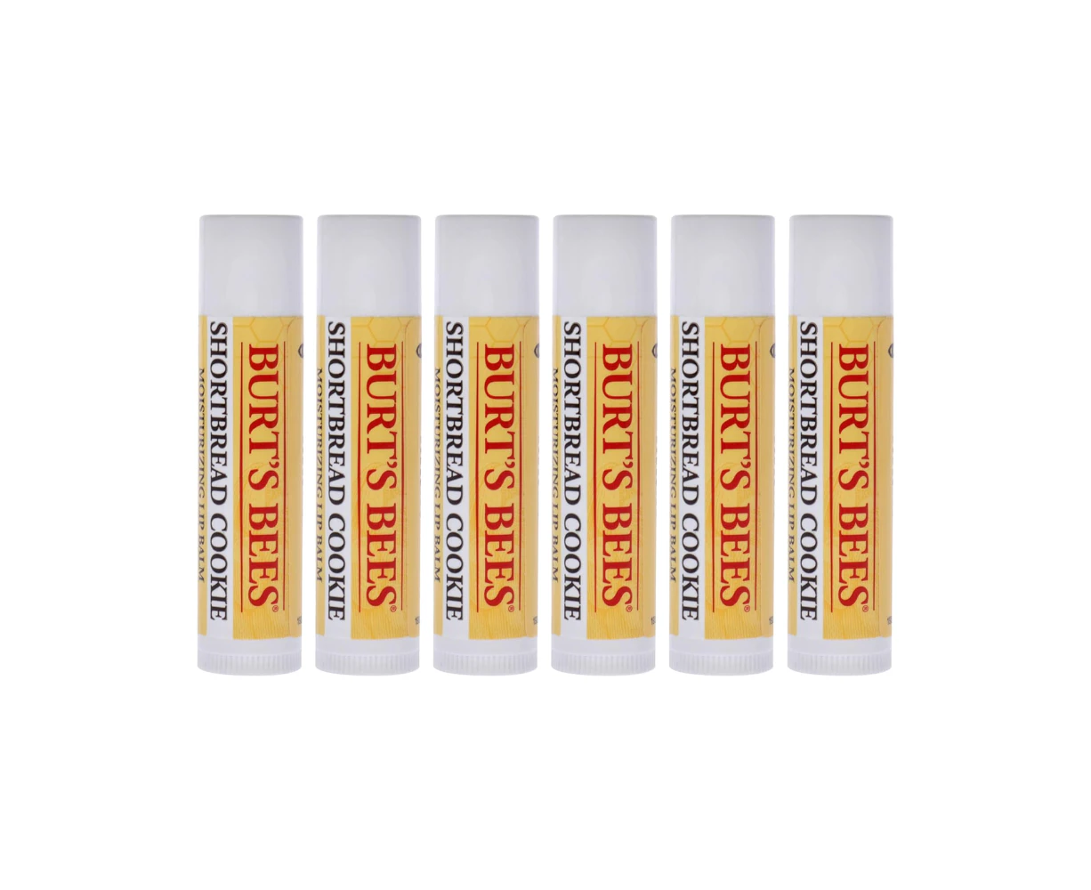 6 x Burt's Bees Shortbread Cookie Lip Balm 4.25g