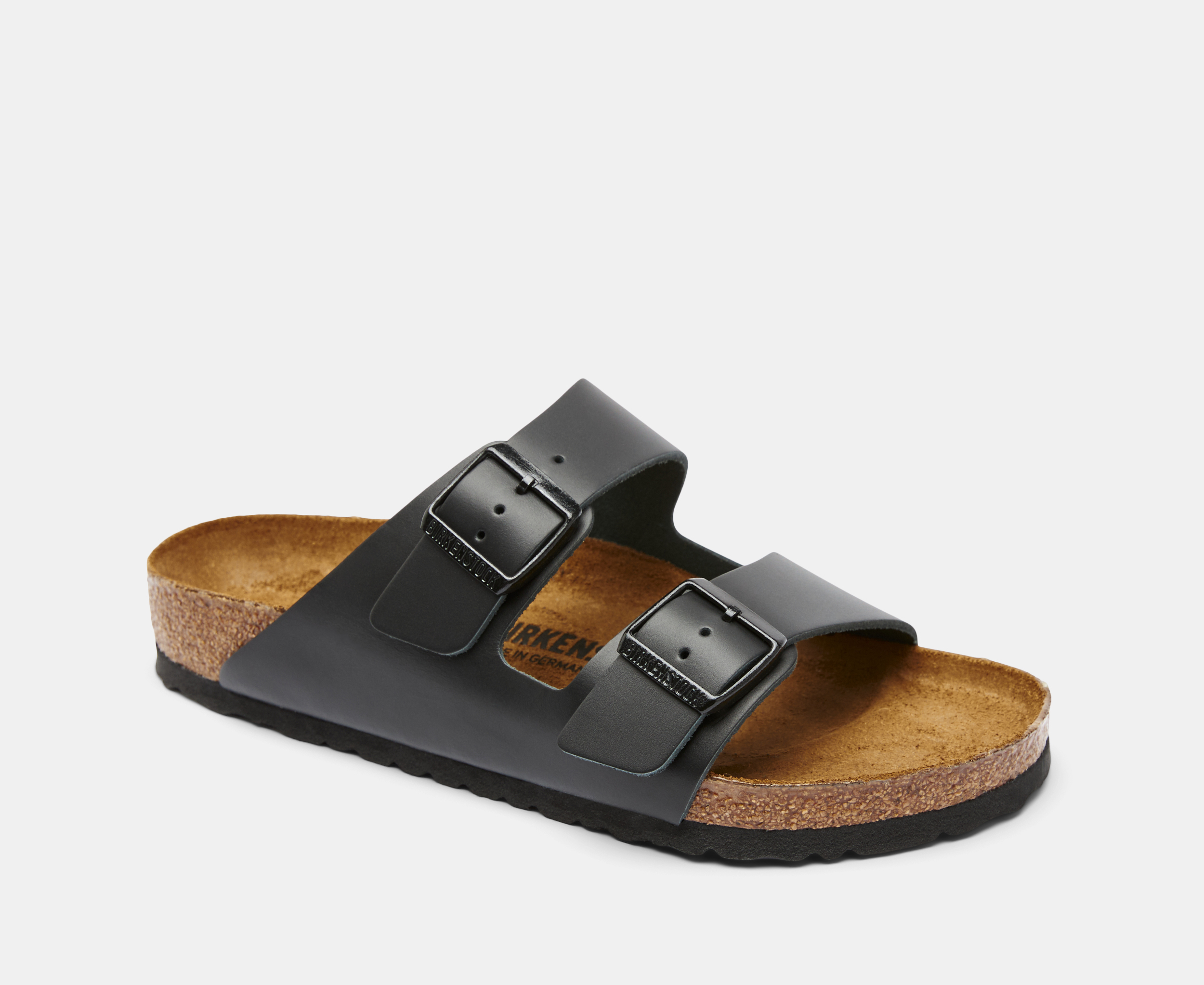 Birkenstock Birkenstock Unisex Arizona Leather Regular Fit Sandals – Black