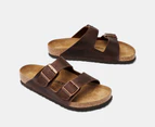 Birkenstock Unisex Arizona Leather Regular Fit Sandals - Habana