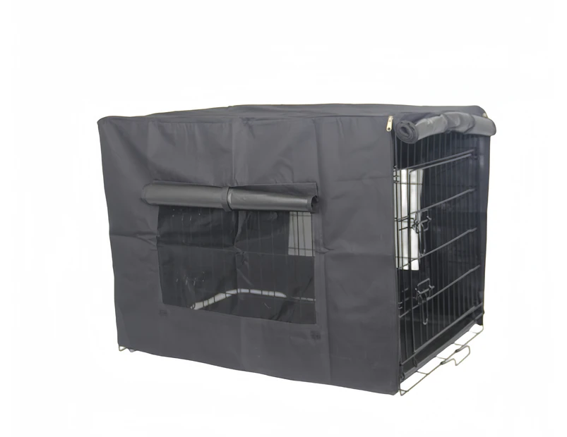 YES4PETS 48' Portable Foldable Dog Cat Rabbit Collapsible Crate Pet Cage with Cover