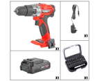 TOPEX 20V Max Lithium Ion Cordless Drill Driver Screwdriver with Battery Charger