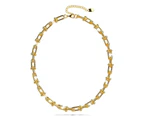 Bullion Gold U-Link Hardwear Connector Necklace in Gold