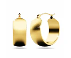 Posh Gold Hoop Earrings