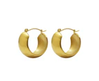 Posh Gold Hoop Earrings