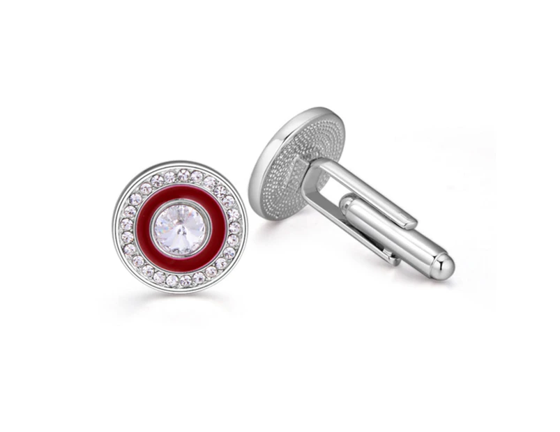 Target Practice Cuff Links Embellished with SWAROVSKI® crystals