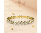 Chitra Tennis Bracelet Embellished With SWAROVSKI® Crystals