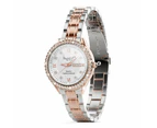 Lustrous Dual Tone Watch Embellished With SWAROVSKI® Crystals