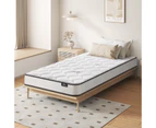 Bedra King Single Mattress Bed Medium Firm Foam Boucle Bonnell Spring 16cm