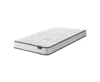 Bedra Single Mattress Bed Luxury Medium Firm Foam Boucle Bonnell Spring 16cm