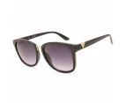 Guess Factory Shiny Black/Grey Smoke Gradient Women's Fashion Sunglasses GF0327 01B