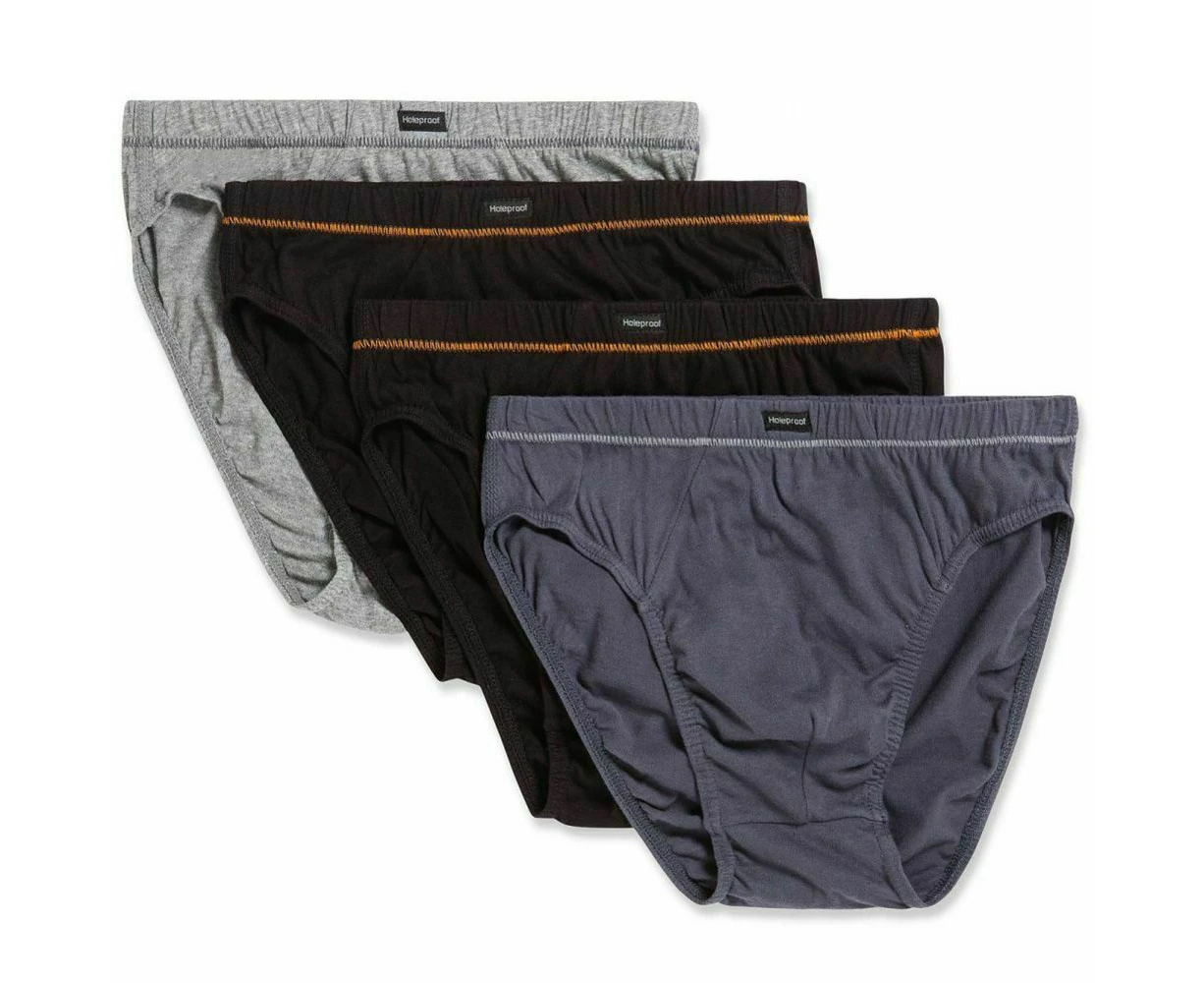 Men 12 X Holeproof Tunnel Briefs - Underwear Jocks 35K Cotton - Multicoloured