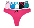 12 X Womens Sheer Spandex / Cotton Briefs - Assorted Underwear Undies 87295 - Multicoloured