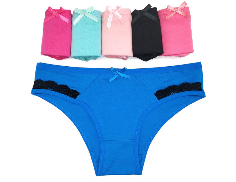 18 X Womens Sheer Spandex / Cotton Briefs - Assorted Underwear Undies 89460 - Multicoloured