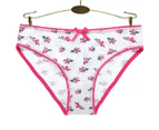 18 X Womens Sheer Spandex / Cotton Briefs - Assorted Underwear Undies 89393 - Multicoloured