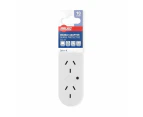 Surge Protected Double Adaptor - White