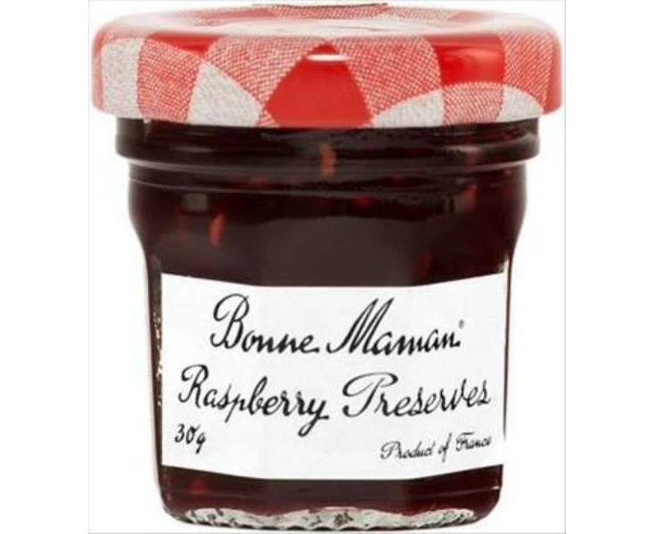 Bonne Maman Jam Raspberry Preserve 60 X 30G