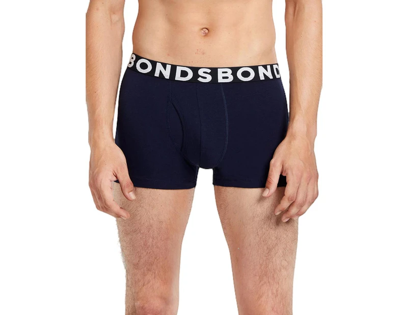 5 x Bonds Everyday Trunks - Mens Underwear Navy Jocks Cotton - Navy