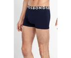 2 x Bonds Everyday Trunks - Mens Underwear Navy Jocks Cotton - Navy
