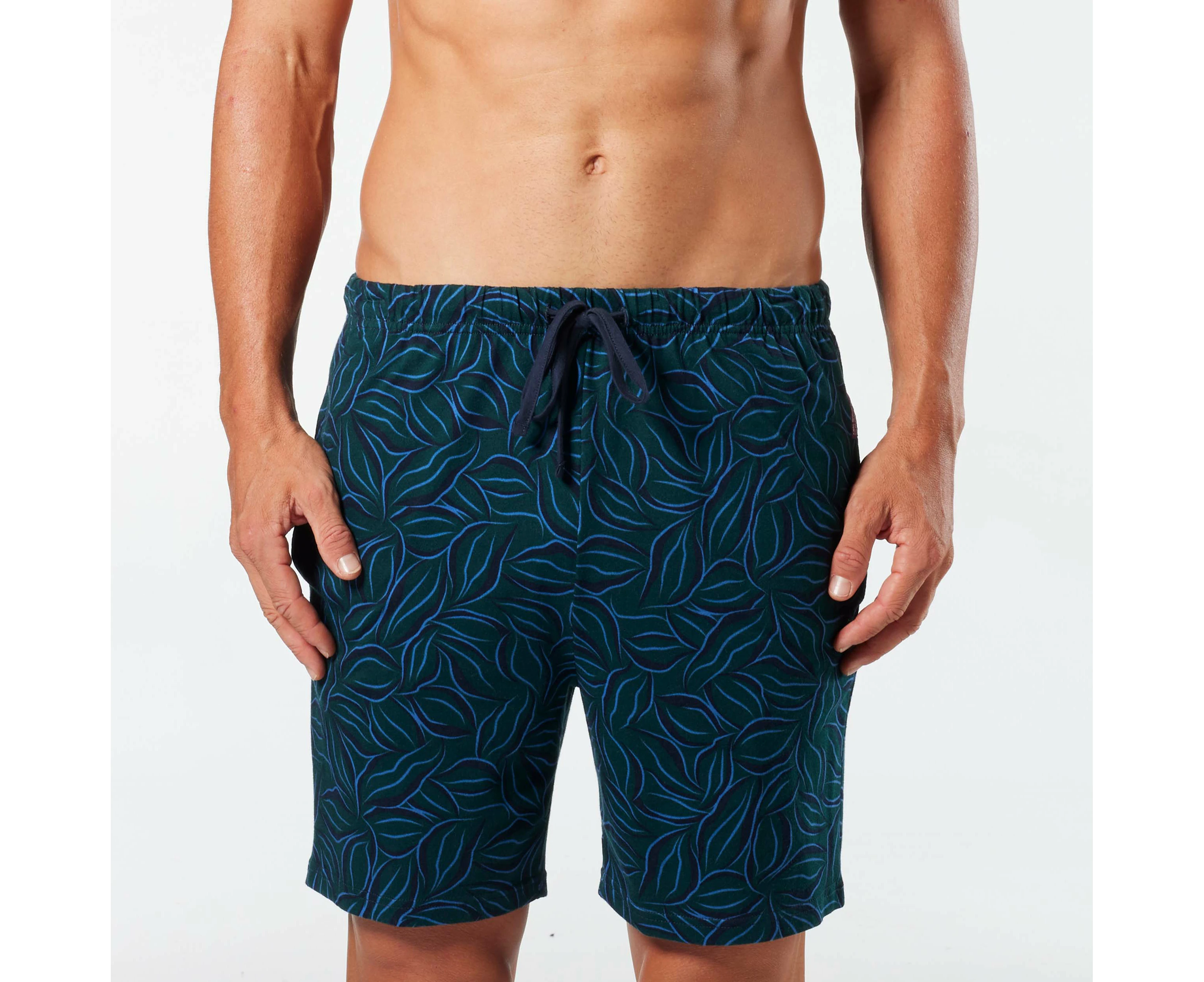 Mitch Dowd - Men's Natural Geo Cotton Sleep Short - Forest