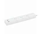 3 Outlets 2 USB A&C Powerboard - Arlec