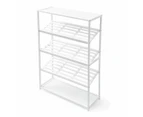 Bamboo Shoe Rack - Anko - White