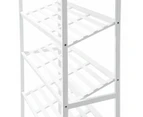 Bamboo Shoe Rack - Anko - White