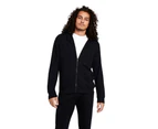 2 x Bonds Mens Essential Hoodie Pullover Zip Up Jumper Black Cotton/Polyester - Black