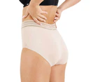 10 x Womens Jockey No Panty Line Promise Full Brief Underwear Dusk Elastane/Nylon - Dusk