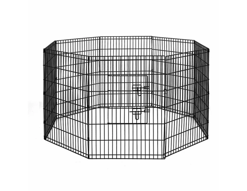 Pet Enclosure Dog Pen Puppy Playpen Portable Cage Fence Rabbit Play 8 Panel