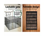 Pet Enclosure Dog Pen Puppy Playpen Portable Cage Fence Rabbit Play 8 Panel