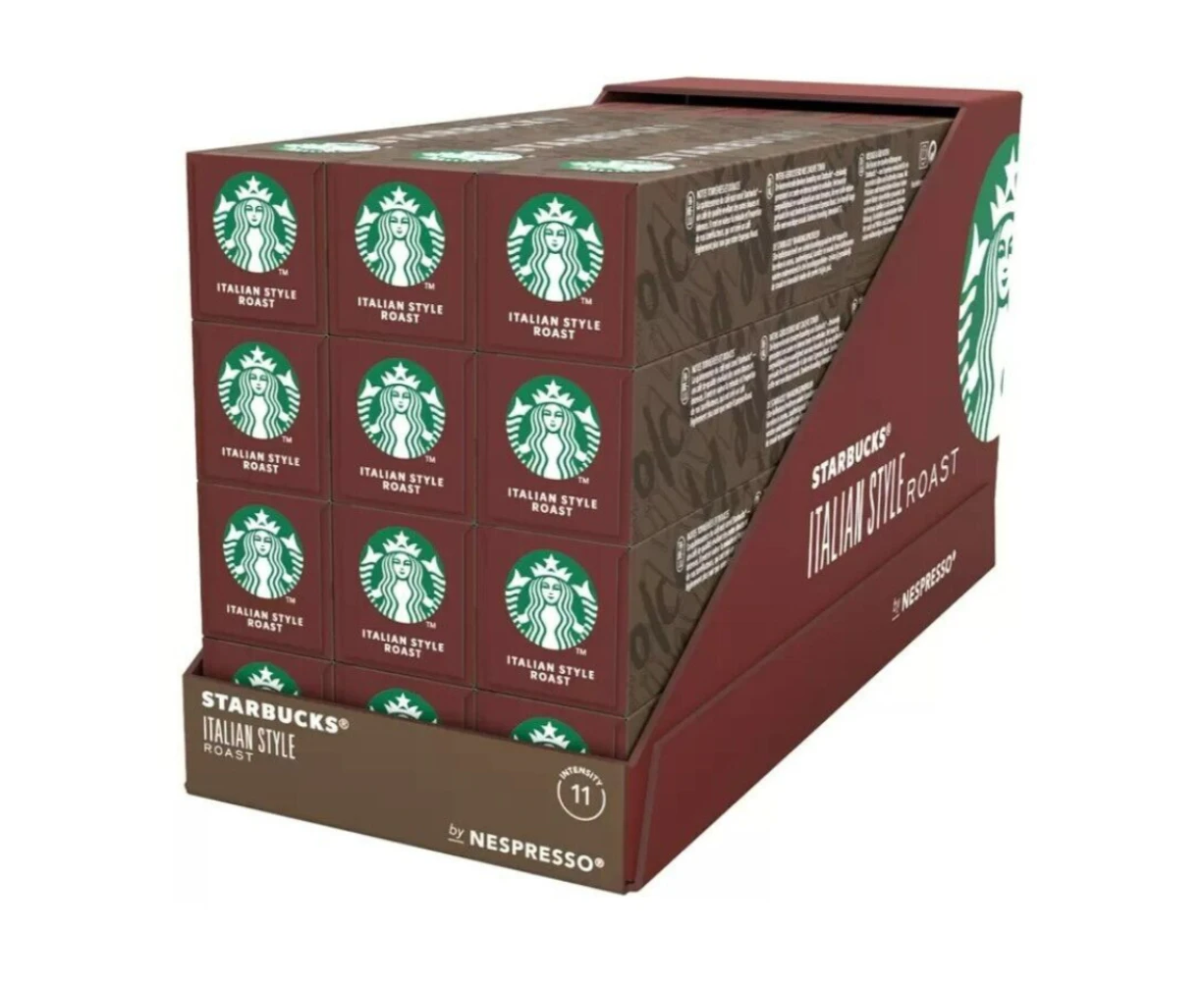 Starbucks By Nespresso Coffee Pods Italian Roast 120 Capsules Intensity 11