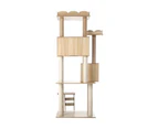 Alopet 161cm Cat Tree Tower Scratching Post House Bed Wood Scratcher Condo