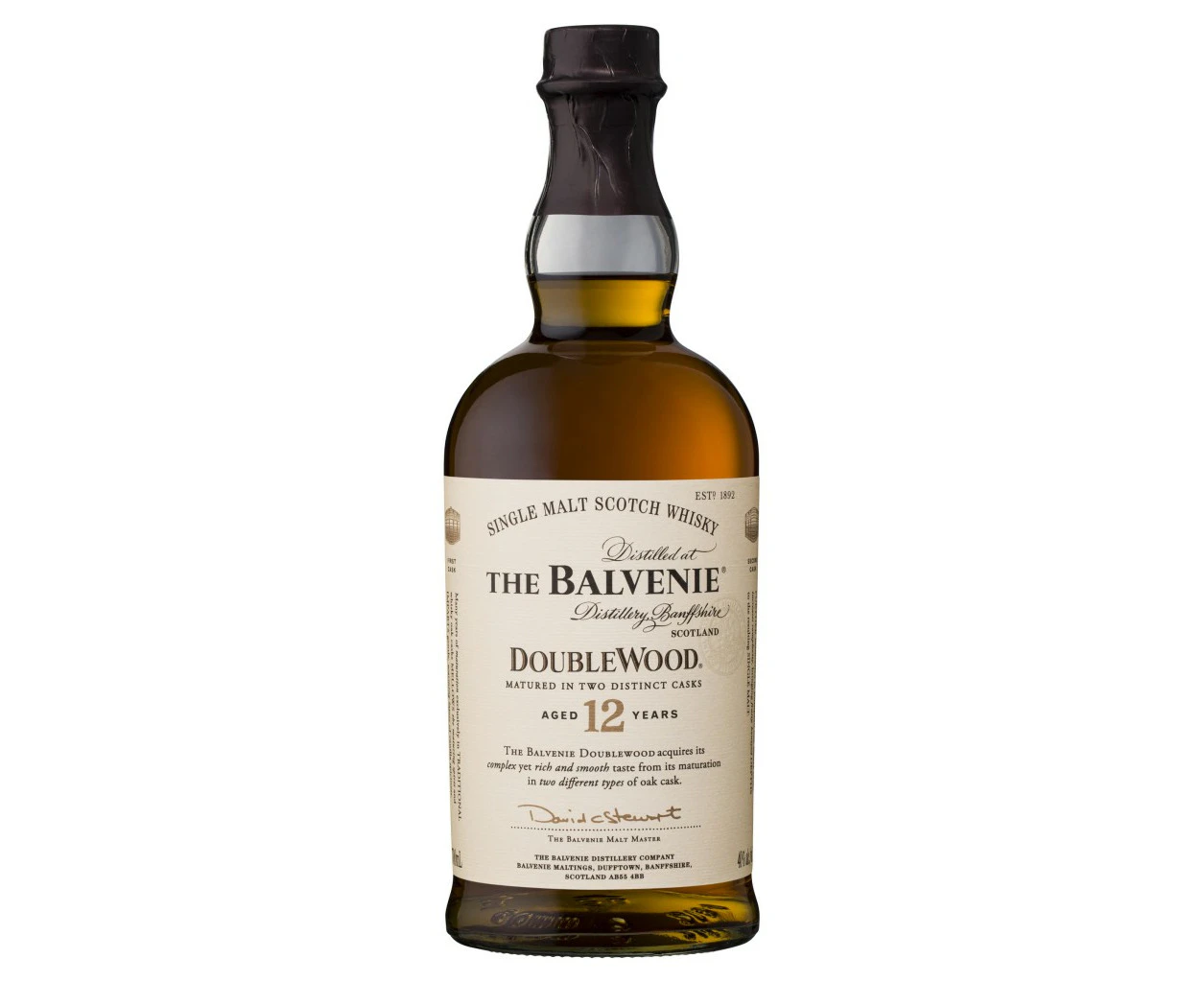 The Balvenie 12 Year Old Doublewood Single Malt Scotch Whisky 700ML