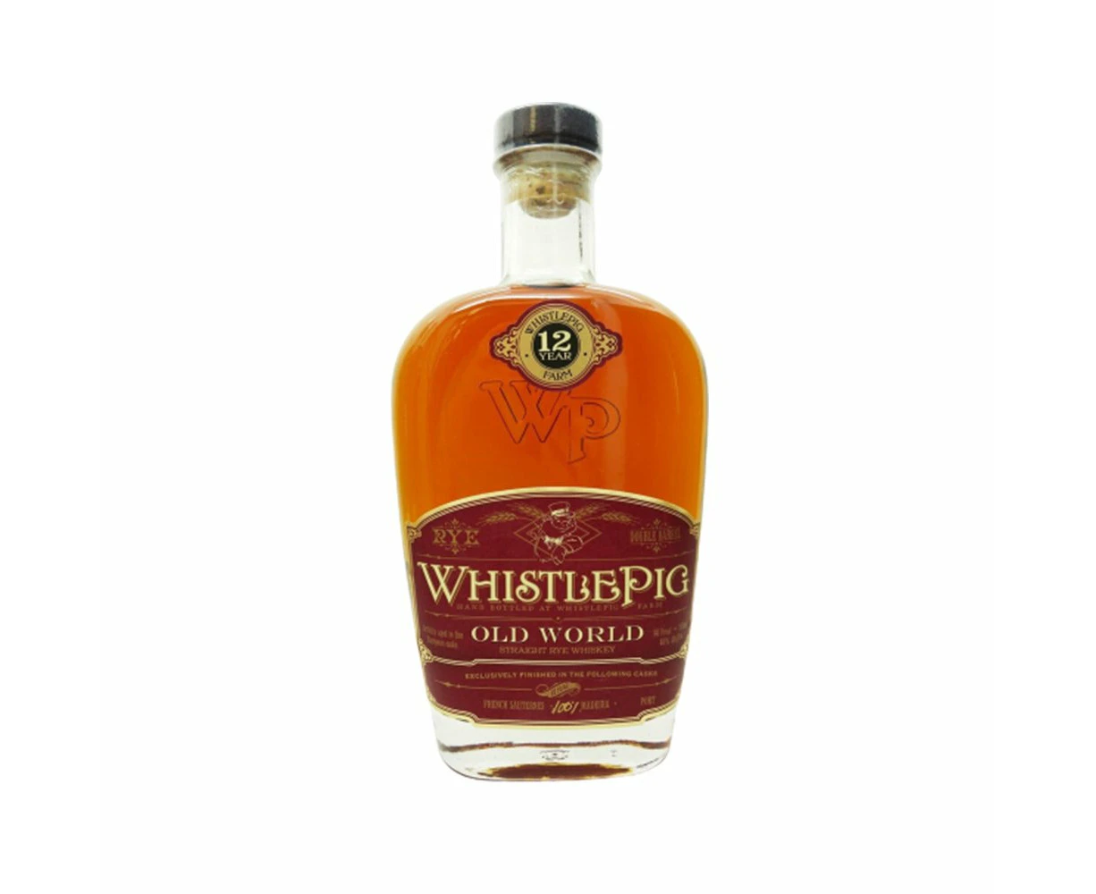 Whistle Pig 12 Year Old Straight Rye Whisky 750ML