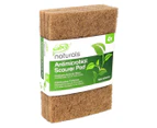 6 x 4pk Sabco Naturals Antimicrobial Scourer Pad