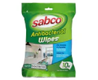 6 x 10pk Sabco Antibacterial Wipes