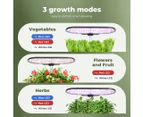 Hydroponics Growing System Indoor Seed Germination Garden Starter Kit 15 Pots