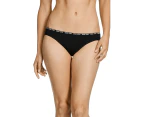 10 x Bonds Womens Active Seamless Bikini Sport Undies Underwear Black Wx84 - Black