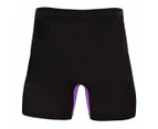 Mens Boxer Briefs Bamboo Cool Breathable Underwear Purple - Frank and Beans Underwear - Black