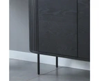 KAIDAN Sideboard 160cm - Black Ash