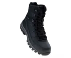 Elbrus Mens Spike Waterproof Mid Cut Snow Boots (Black/Dark Grey) - IG1563