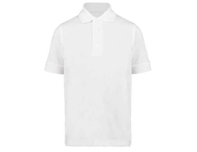 Kustom Kit Childrens/Kids Klassic Polycotton Pique Polo Shirt (White) - PC6326
