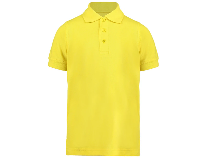 Kustom Kit Childrens/Kids Klassic Polycotton Pique Polo Shirt (Canary Yellow) - PC6326