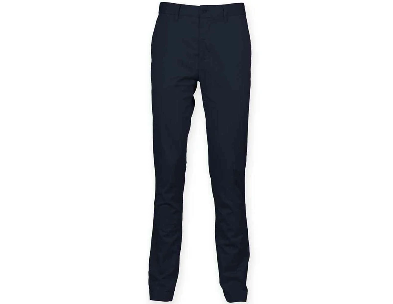 Front Row Mens Stretch Chinos (Navy) - PC5983